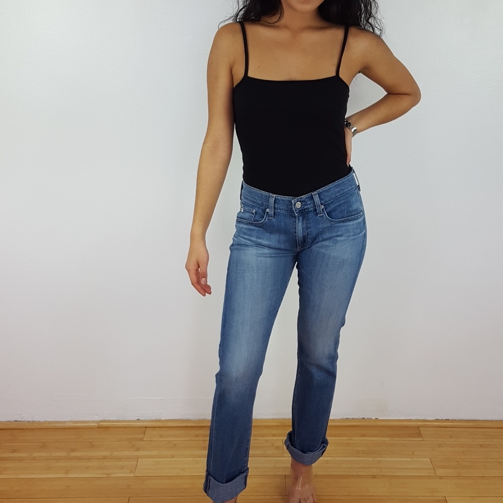 AG | The Tomboy Relaxed Straight Leg Jeans - 26R - Picture 3 of 8